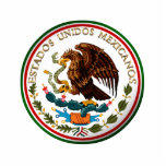 Photo Sculpture Estados Unidos Mexicanos (Aigle du drapeau mexicai<br><div class="desc">Merci de votre visite! Gravityx9 Designs offre une grande variété de designs et d'images. Contactez-moi pour obtenir des informations sur les nouveaux produits. Visitez ma section MEXICO dans ce magasin pour plus de designs et de produits sur le thème du Mexique.</div>