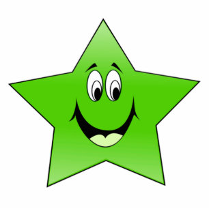 Photo Sculpture Étoile verte de sourire