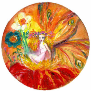 PHOTO SCULPTURE FAIRY DES FLEURS