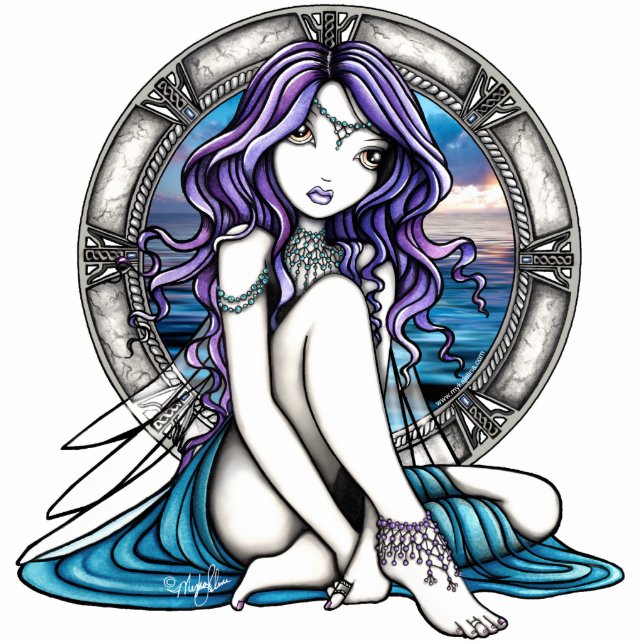 Photo Sculpture Fée de nymphe d'eau de Thea (Devant)