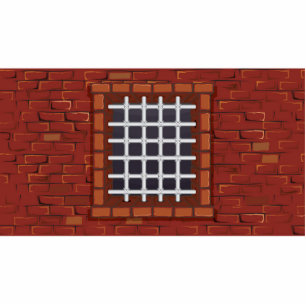 Photo Sculpture Fenêtre barrée dans le mur de briques
