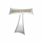 Photo Sculpture Franciscan Tau Cross Paix et bon argent et or<br><div class="desc">Franciscan Tau Cross Peace and Good Silver & Gold N'hésitez pas à changer la couleur arrière - plan et/ou d'autres options grâce aux excellents outils de personnalisation de Zazzle.</div>