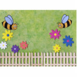 Photo Sculpture Gaffez l'image debout d'abeille<br><div class="desc">Mignon gaffez l'image debout d'abeille. Perfectionnez le petit accent pour la pièce d'enfant. Le secteur vide entre les bourdons peut être customisé à votre aimer : Ajoutez aimé son nom ou même une photo pour un contact individualisé. (Cliquez sur dessus la "personnaliser orange qu'elle" lien au-dessous d'image… Zazzle vous guidera...</div>