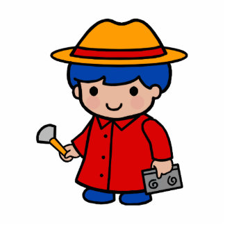 Photo Sculpture Garçon d'investigateur