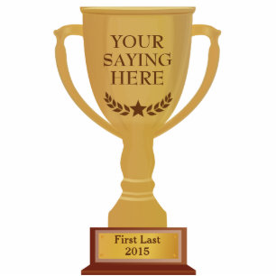 Photo Sculpture Golden Trophy Award Sculpture photo