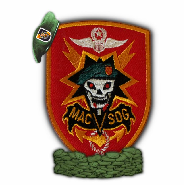 Photo Sculpture Groupe des forces spéciales MAC V SOG Vietnam Anci (Devant)