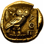 Photo Sculpture Hibou sur la pièce de monnaie du grec ancien<br><div class="desc">Original - par YANKAdesigns !</div>