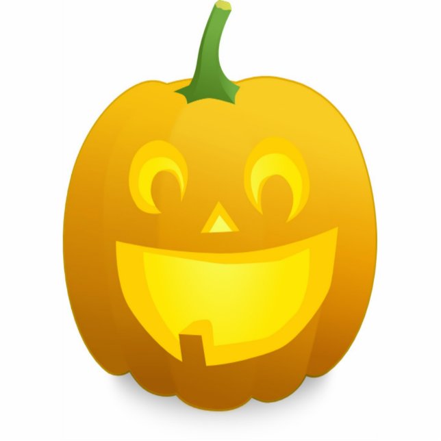 PHOTO SCULPTURE JACK-O'-LANTERN HOLLOWEEN TABLE CENTERPIECE PERSON (Devant)