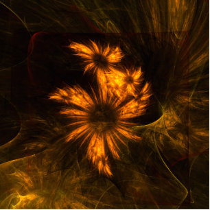 Photo Sculpture Jardin mystique Art Abstrait