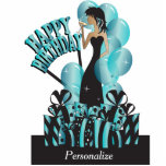 Photo Sculpture Joyeuse Diva Girl| Nom DO-IT-YOURSELF| Turquoise<br><div class="desc">Coutouts d'Anniversaire libres. C'est un bon début de conversation ! Joyeux gâteau d'anniversaire et Toppers de table. - Cette adorable table d'anniversaire DO-IT-YOURSELF joyeux et la tête de gâteau seront un succès géant à sa fête. Parfait pour tous les âges de 21 ans et plus. ⭐ Ce produit est entièrement...</div>