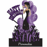 Photo Sculpture Joyeuse Diva Girl| Nom DO-IT-YOURSELF| Violet<br><div class="desc">Coutouts d'Anniversaire libres. C'est un bon début de conversation ! Joyeux gâteau d'anniversaire et Toppers de table. - Cette adorable table d'anniversaire DO-IT-YOURSELF joyeux et la tête de gâteau seront un succès géant à sa fête. Parfait pour tous les âges de 21 ans et plus. ⭐ Ce produit est entièrement...</div>