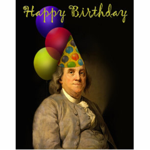 Photo Sculpture Joyeux Anniversaire De Ben Franklin