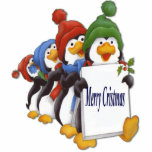 Photo Sculpture Joyeux Noël Pinguinos<br><div class="desc">Photo Escultura con motivos navideños</div>
