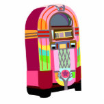 Photo Sculpture Jumping Neon Fun Retro Art Jukebox Heure<br><div class="desc">Une musique rétro épique unique et amusante,  illustrée disque vinyle juke-box motif électrique bleu arrière - plan dessin animé vinyle esthétique classique vintage esthétique oldies nostalgie cadeau musique style chanteuse préférée en sculpture de concert. Obtenez une amusante sculpture d'art rétro aujourd'hui.</div>