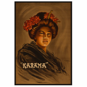 Photo Sculpture Karama : Actrice japonaise Romance Geisha