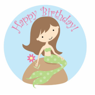 Photo Sculpture KRW Fun Little Mermaid Décor de la pièce maîtresse