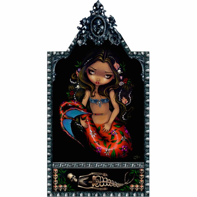 Photo Sculpture La La Sirena - jour des morts - photo de sirène (Devant)