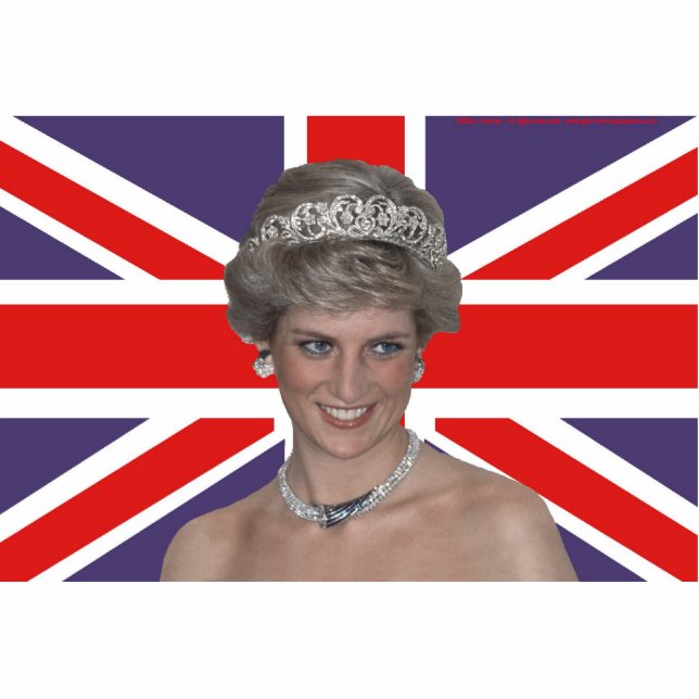 Photo Sculpture La princesse Diana vole le drapeau (Devant)