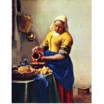 Photo Sculpture La trayeuse [1]. Par Johannes Vermeer<br><div class="desc">La trayeuse [1]. Par Johannes Vermeer 
La trayeuse [1]. est un travail de l'artiste célèbre,  Johannes Vermeer. Dessiné autour de CA 1660 utilisant l'huile sur la technique de toile et est situé maintenant chez Rijksmuseum Amsterdam.  
 
 Visitez notre magasin,  Zazzle.Com/Artcollection</div>