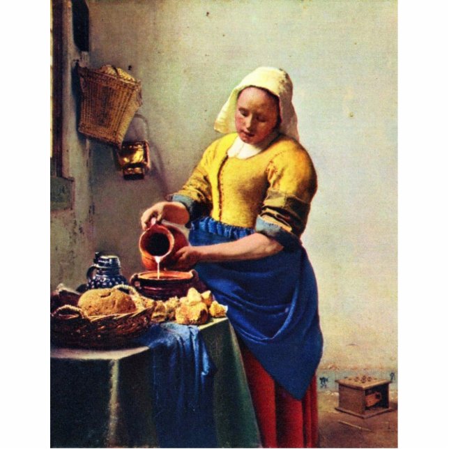 Photo Sculpture La trayeuse [1]. Par Johannes Vermeer (Devant)
