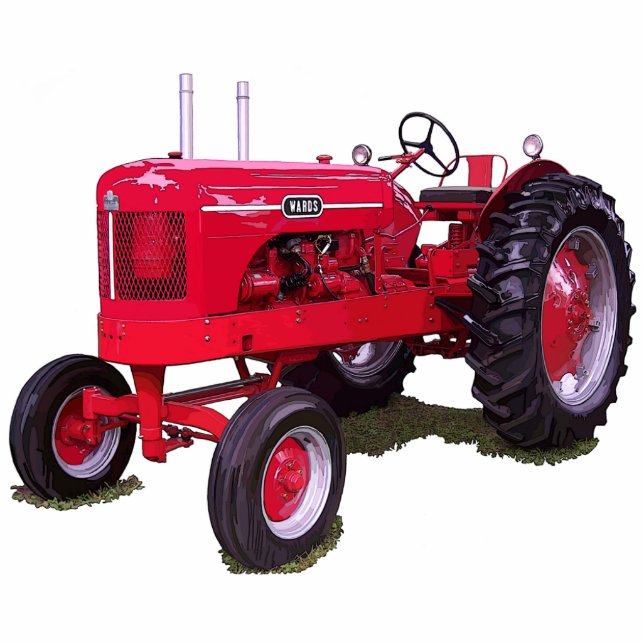 Photo Sculpture Le tracteur Wards (Devant)