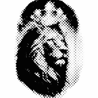 Photo Sculpture Lion de Juda couronné dans l'art vectoriel ultra-H
