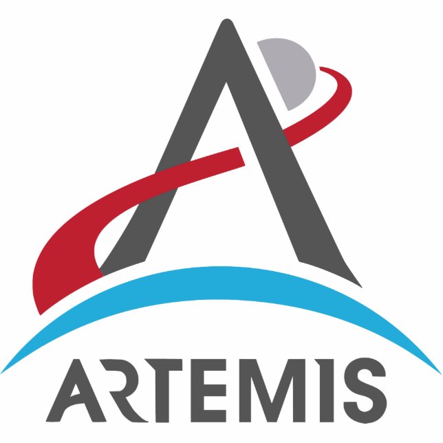 Photo Sculpture Logo du programme Artémis de la NASA Mars 2024 Ast (Devant)