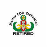 Photo Sculpture Maître EOD couleur retraité<br><div class="desc">EOD Maître badge en couleur avec Retraité. La couleur Arrière - plan peut être modifiée (selon le type de produit) et l'image peut être redimensionnée/déplacée à l'aide du bouton personnaliser.</div>