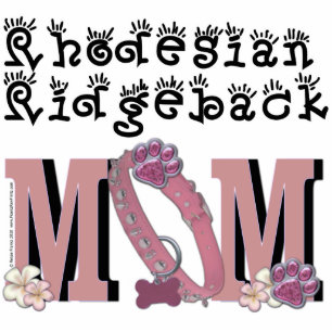 Photo Sculpture MAMAN de Rhodesian Ridgeback