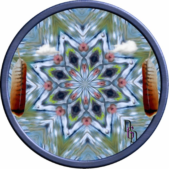 Photo Sculpture Mandela de l'eau (Devant)