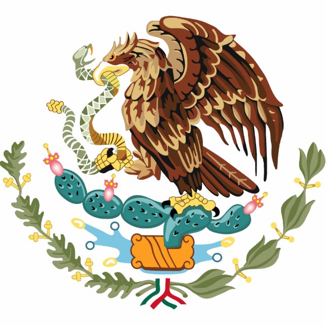 Photo Sculpture Manteau d'armoiries du Mexique (Devant)