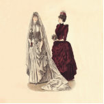 Photo Sculpture mariées Vintages mariages et demoiselle d'honneur<br><div class="desc">Mariées et demoiselle d'honneur Vintage mariage Voici une véritable image de la fin des années 1800 montrant la servante d'honneur et la servante d'honneur. La mariée et sa bonne d'honneur est un magnifique dessin vintage — certainement une belle image pour votre fête d'épouses et d'autres fonctions nuptiales. Faites de votre...</div>