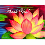 Photo Sculpture Merci rose de fleur de nénuphar de Lotus - multi<br><div class="desc">C'est personnalisable ! Vous pouvez ajouter le texte, remettez à la côte, cultivez, etc. avez frappé la "personnaliser il" bouton pour éditer. J'aime peindre la fleur rose de nénuphar de lotus et j'ai fait ceci en peintures acryliques. Vous pouvez obtenir ceci pour remercier quelqu'un sincèrement. Vous pouvez acheter ceci dans...</div>