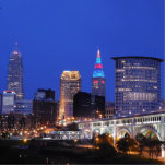 Photo Sculpture Night Skyline Cleveland<br><div class="desc">Want to have the classic night skyline view,  no matter where you are ? 3 Photo sculpture of Cleveland,  Ohio classic view from the river,  makes a fun conversation piece iin home or office ! Donc,  les sculptures de Lighthouse (hiver et summer) sont accessibles.</div>