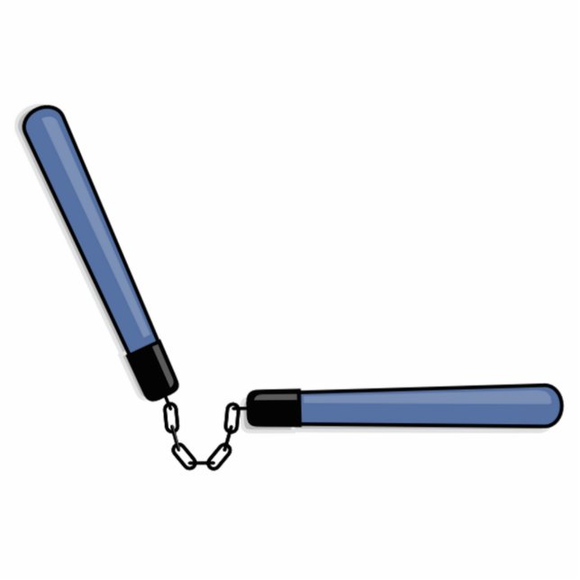 Photo Sculpture Ninja Nunchucks (Devant)