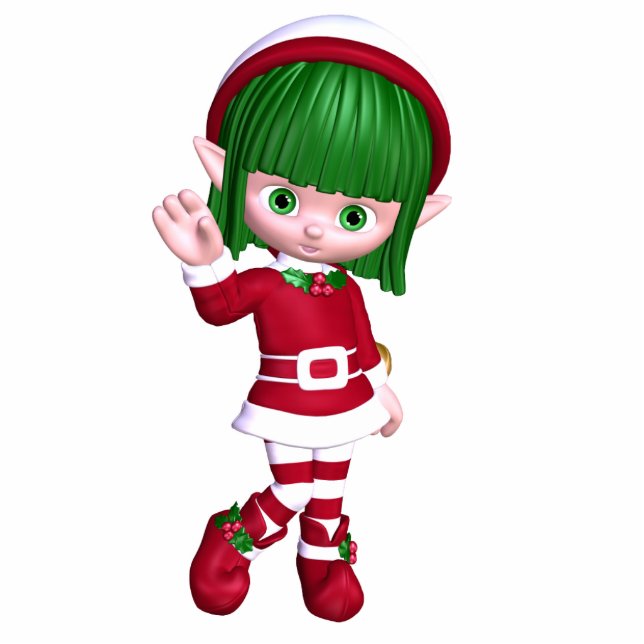 Photo Sculpture Noël Elf (Devant)