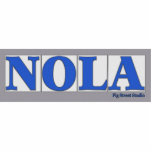 Photo Sculpture NOLA, Carreaux de rue aux lettres bleues<br><div class="desc">NOLA,  Carreaux de rue aux lettres bleues</div>