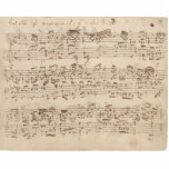 Photo Sculpture Notes de musique ancienne - Feuille de musique Bac<br><div class="desc">Ancienne feuille de musique de Johann Sebastian Bach. Notation musicale originale de ce célèbre compositeur classique.</div>