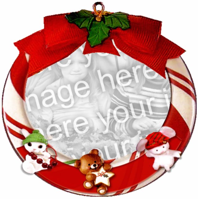 Photo Sculpture Ordinateur bébé personnalisable (Devant)