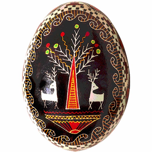 Photo Sculpture Ornement de Pysanky (Oeuf de Pâques ukrainien) (Devant)
