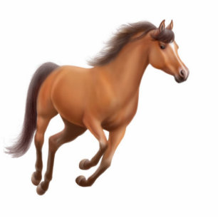 Photo Sculpture Ornement galopant de vacances de cheval