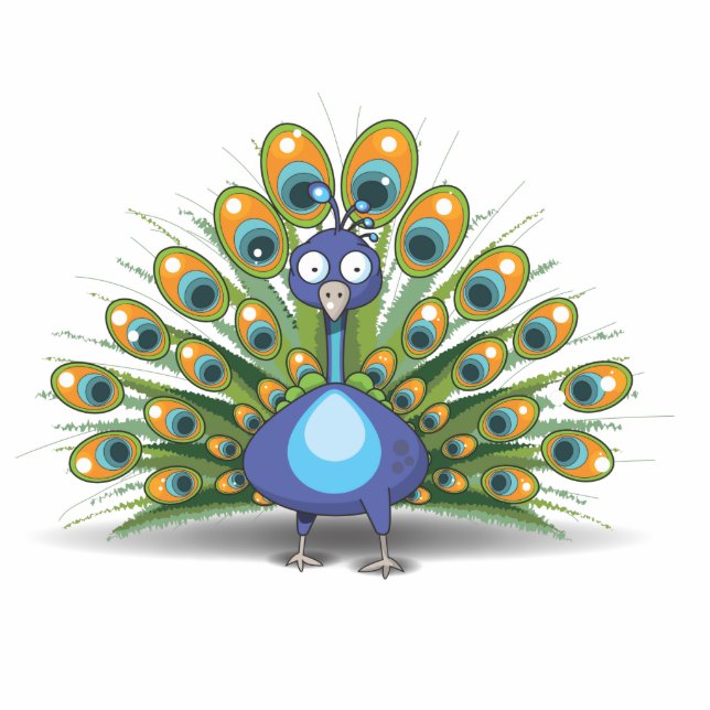 Photo Sculpture Pacock (Devant)