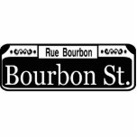 Photo Sculpture Panneau de la Nouvelle-Orléans Bourbon Street<br><div class="desc">Panneau de la rue Bourbon de la Nouvelle-Orléans</div>