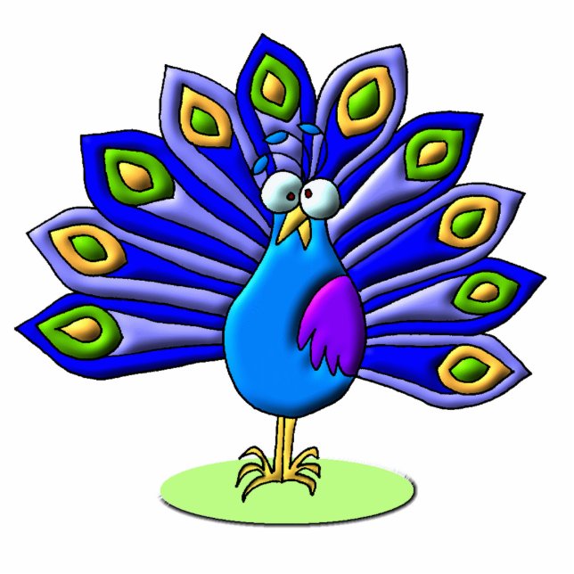 Photo Sculpture Paon fier (Devant)