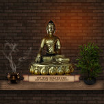 Photo Sculpture (Personnalisable) Bouddha Statuette<br><div class="desc">🔴 🔴 Note : Si vous voulez remplacer le texte par le vôtre,  cliquez sur "Personnaliser",  mais assurez-vous que le texte s'insère dans la zone (ce que vous voyez est ce que vous obtenez).</div>