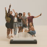 Photo Sculpture Photo personnalisée Funny Gift Friends Group<br><div class="desc">Personnalisé amis ou groupe photo découpé mini statue. Une idée de cadeau amusante. Veuillez vous référer aux images de révision pour des exemples.</div>