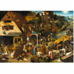 Photo Sculpture Pieter Bruegel l'Ancien - Proverbes des Néerlandai<br><div class="desc">Les Proverbes Néerlandais (aussi appelés le Cloak Bleu ou le Monde de la Tournée Topsy) est un tableau de Pieter Bruegel, l'Ancien, peint en panneau de 1559 à l'huile sur chêne, représentant une terre peuplée de traditions littérales de proverbes hollandais de l'époque. La photo regorge de références et la plupart...</div>