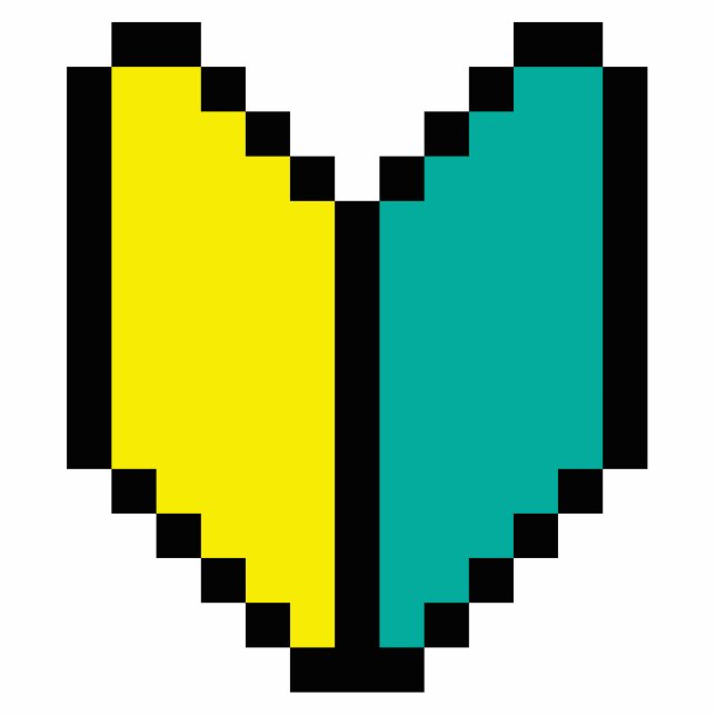 Photo Sculpture Pixel 8 bits Wakaba / Mark Shoshinsha (Devant)