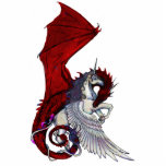 Photo Sculpture Poney lunaire de dragon de licorne de Pegasus de<br><div class="desc">L'art de Stephanie petit est un mélange complexe de mythique et de vrai. C'est votre invitation personnelle d'apprécier une visite par le magique et mondain. Voir la visite visuelle stupéfiante des périodes antiques et des terres remplies d'arbres, de champignons magiques, de feuillage, d'animaux enchantés et de magiciens impressionnants. Laissez la...</div>