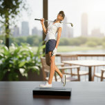 Photo Sculpture Pose de golf customisée Sculpture acrylique<br><div class="desc">Garde photo personnalisée | Capturez l'esprit du jeu avec cette sculpture Acrylique Pose de Golf Personnalisée. Qu’il s’agisse d’une postprise de position confiante ou d’un moment de jeu sur le vert, nous transformerons votre photo préférée en une découpe acrylique frappante avec un front transparent et un support noir brillant. Supprimez...</div>